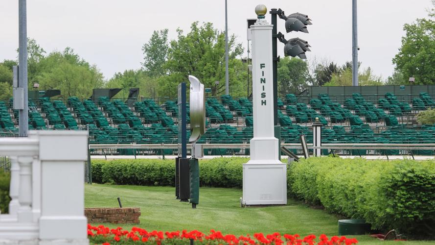 EMPTY CHURCHILL DOWNS - VIRUS PANDEMIC - 4-29-2020 - FINISH LINE 2.jpg