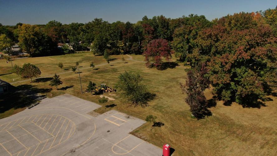 Site of new school behind current Indian Trail Elementary building