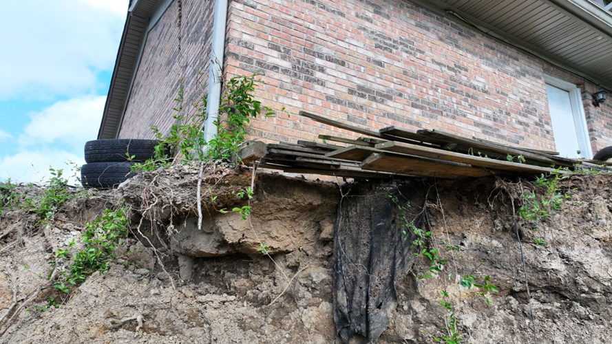 Lynnhall Court Erosion (Drone)