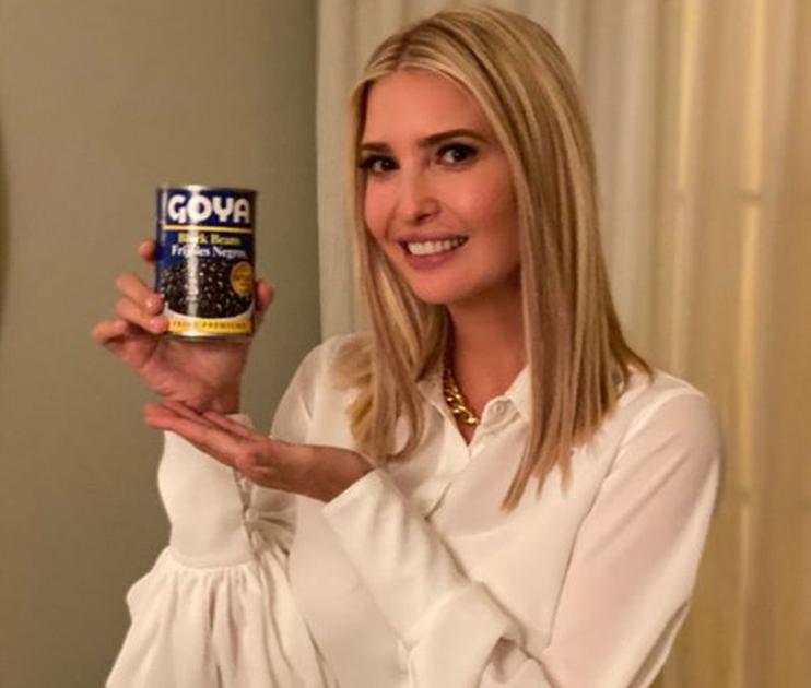 Ivanka Trump Posts Photo Of Herself Presenting Can Of Goya Black Beans Critics Explode National Wdrb Com