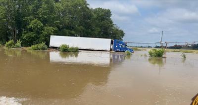 JACKSON COUNTY INDIANA FLOODING - SEMI RESCUE 6-20-2021