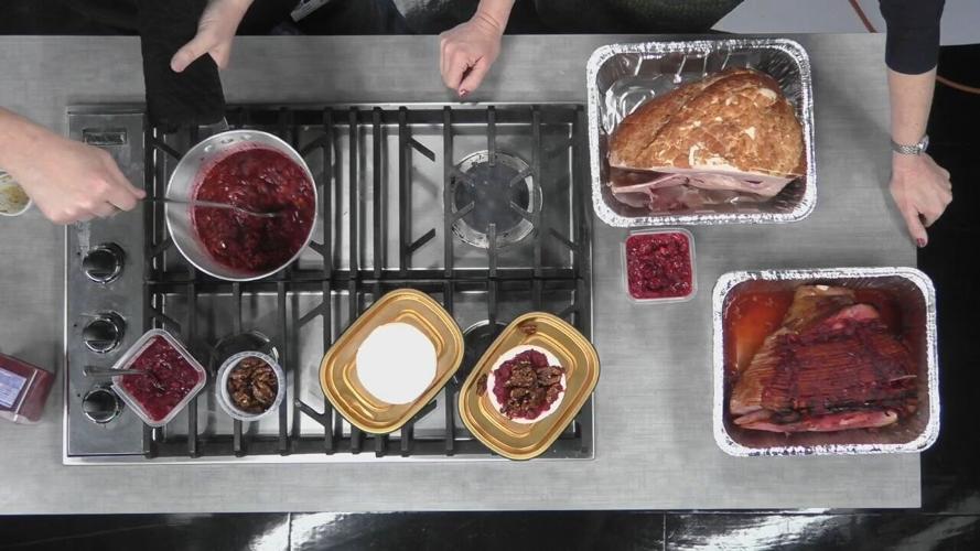 Paul Dowell's Cranberry and Whole Grain Mustard Glazed Spiral Ham