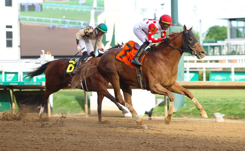 O Besos runs in St Matthews Stakes.JPG