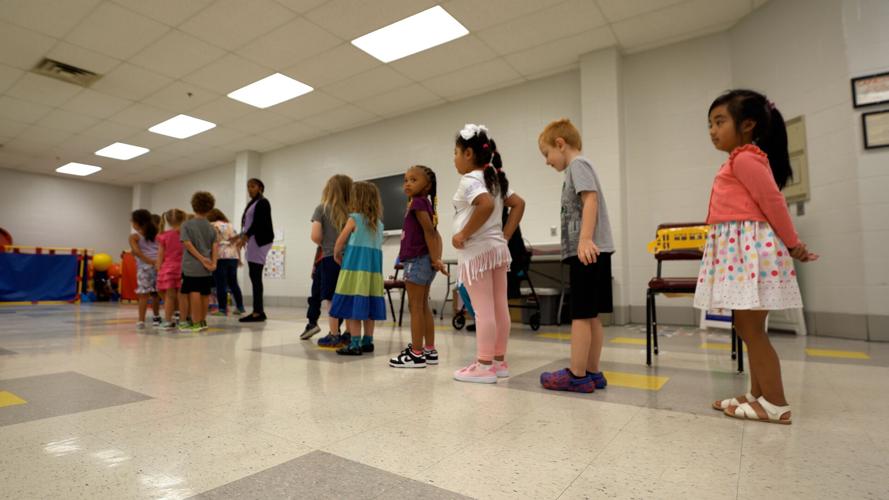 Students at JCPS 'Ready4K' summer program on July 13, 2022
