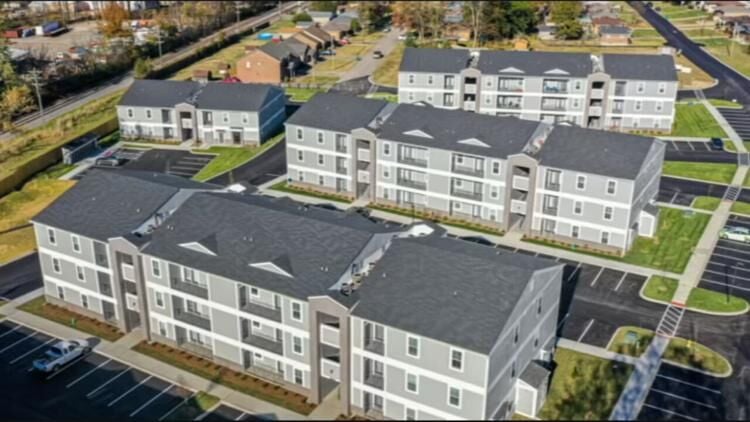 Rendering of Madison, Indiana apartments