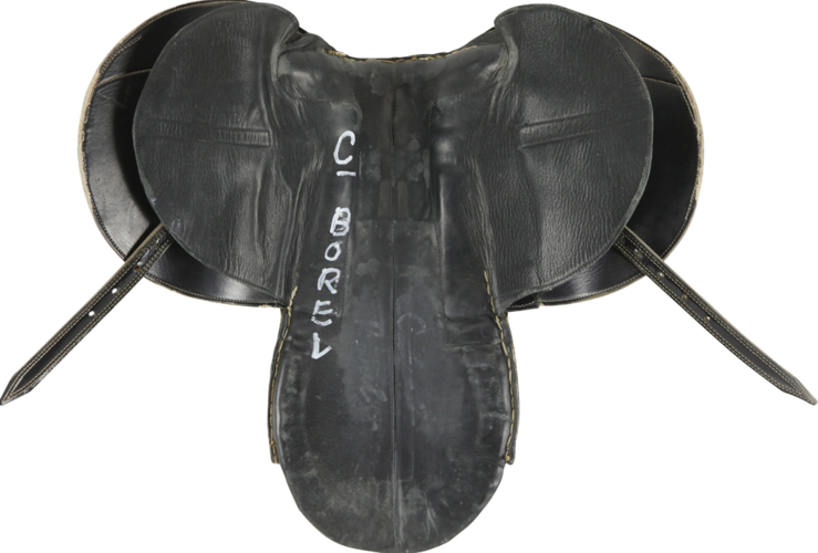Calvin Borel Race Worn Saddle (3 Kentucky Derby Wins)