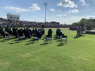 Western High graduation stands.jpg