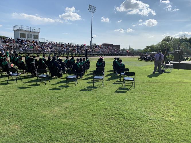 Western High graduation stands.jpg