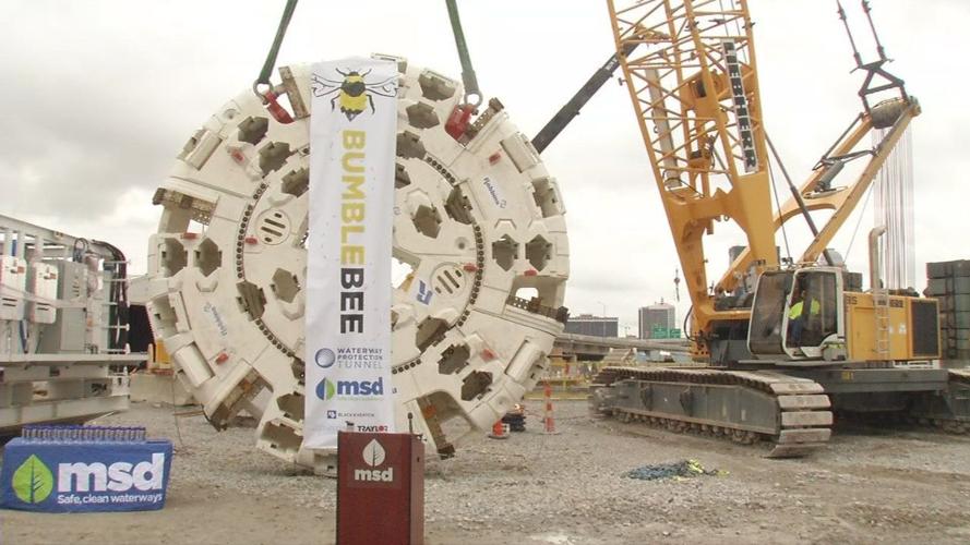 MSD's giant drill carving massive tunnel dubbed 'Bumblebee' to honor Ali