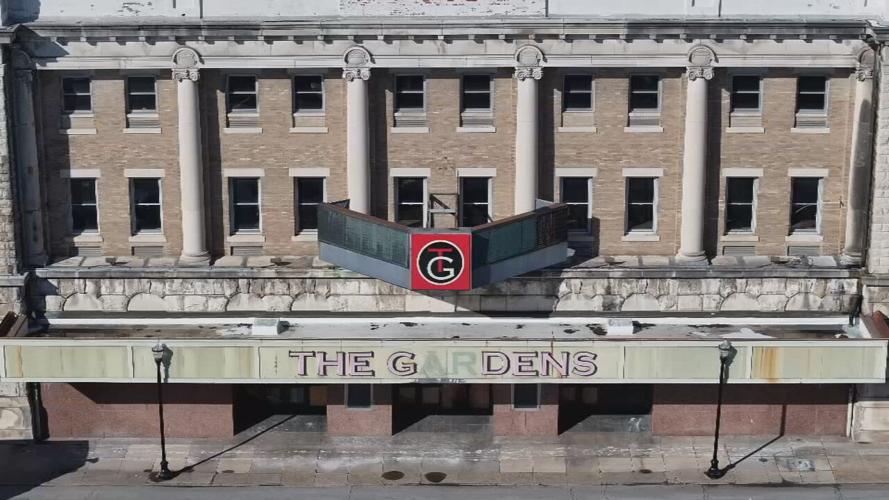 Louisville Gardens aerial