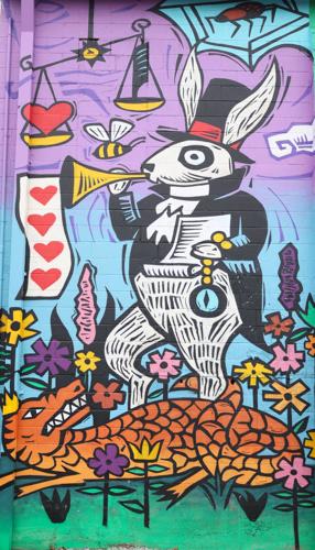 Rabbit Hole rabbit mural.JPG