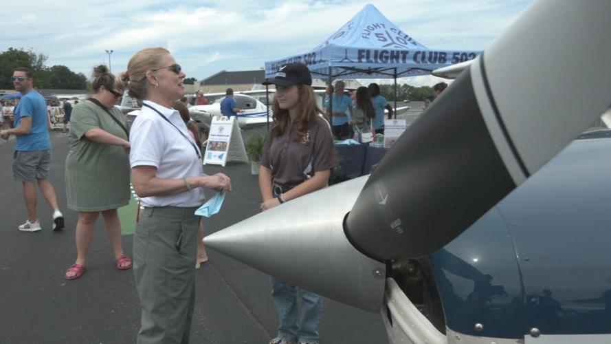 Girls in Aviation Day at Bowman Field in 2022