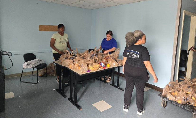 Supplies for Dosker Manor residents after power outage