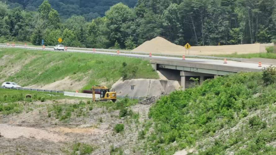 I-64 E over ramp to I-265 in Floyd County