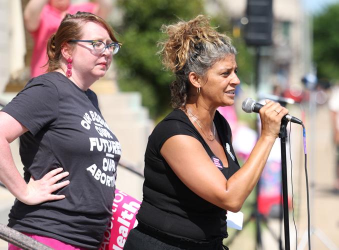 Abortion rally in downtown Louisville