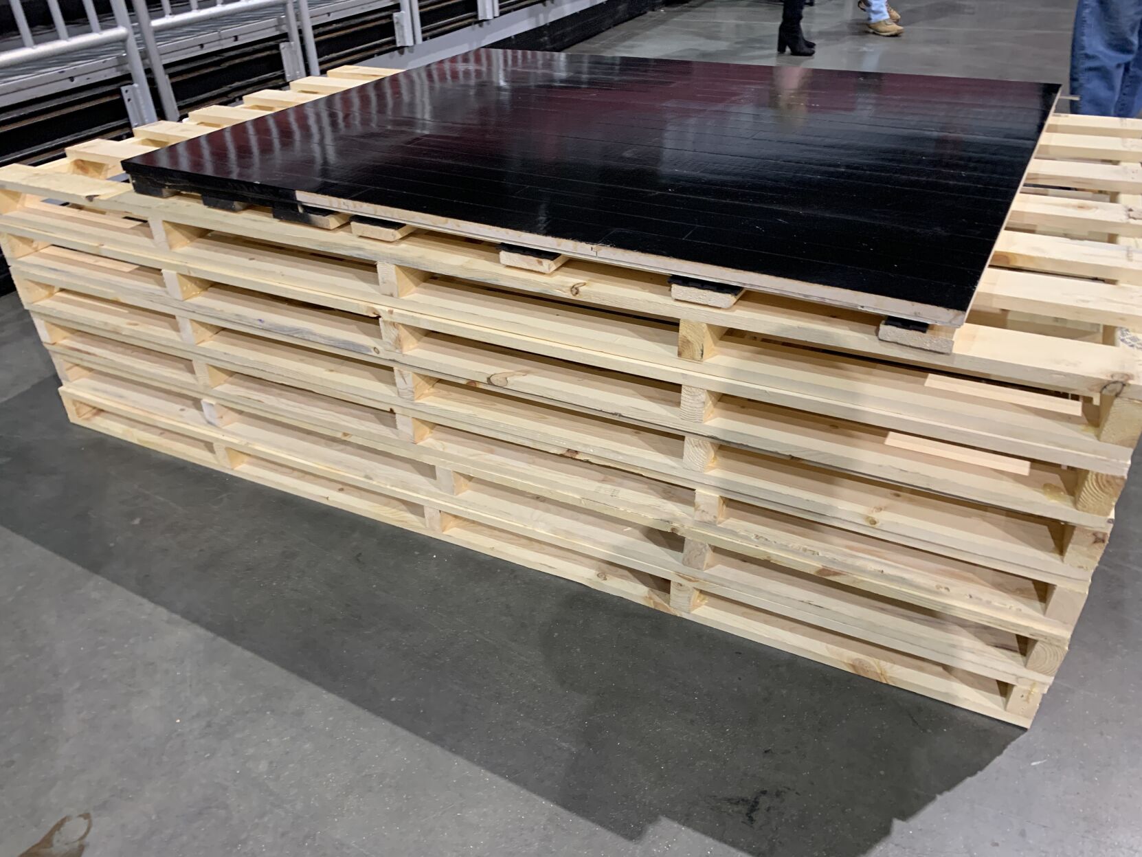 NCAA FLOOR  BEING INSTALLED AT YUM CENTER 3-21-2023 (4).JPG