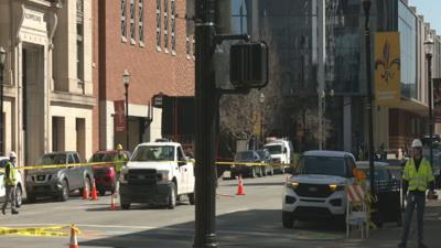 Downtown Louisville gas leak