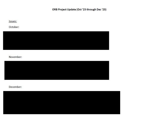 Redacted RiverLink report