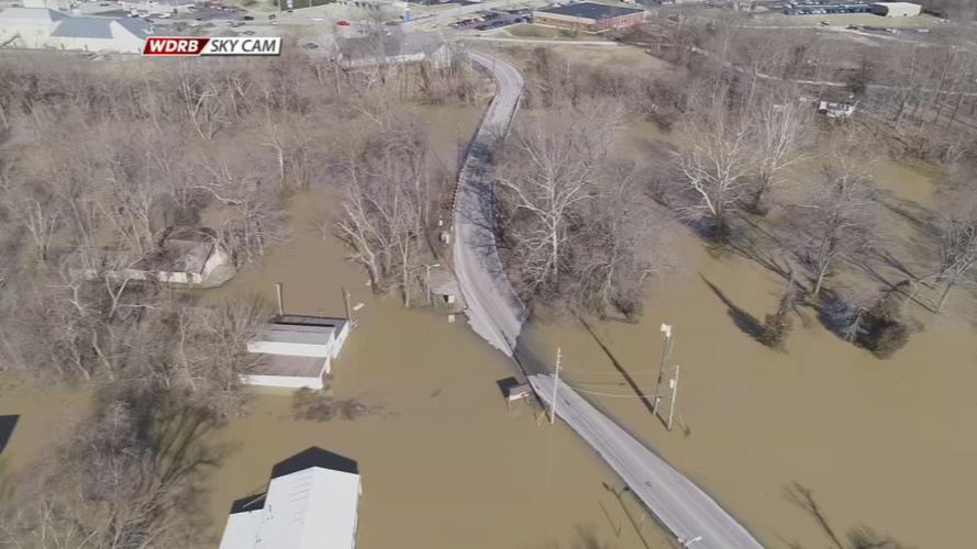 Blackiston Mill Road Flooding Sky Cam - 2-13-19