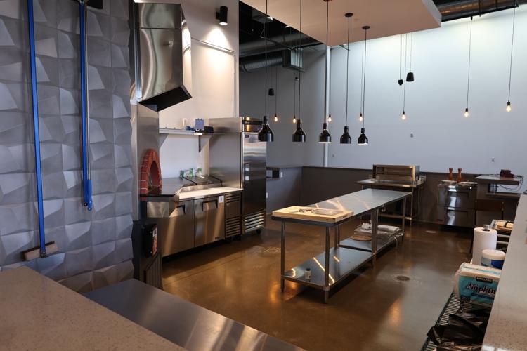 Pizza oven at Noble Funk Brewery.JPG