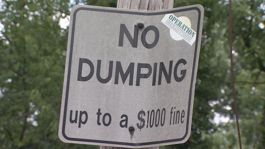 No Dumping Sign