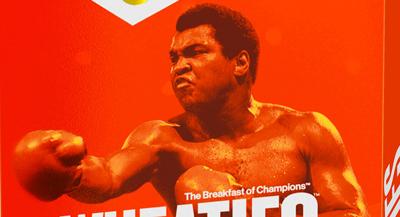 Muhammad Ali on Wheaties box