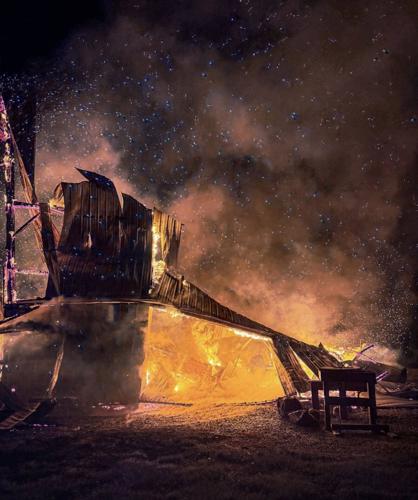 Floyds Knobs barn fire