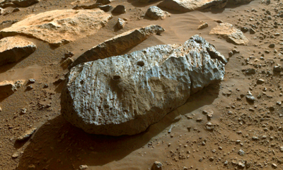 SAMPLING MARS: Rock Samples Are Likely Volcanic With Hints Of Salts...