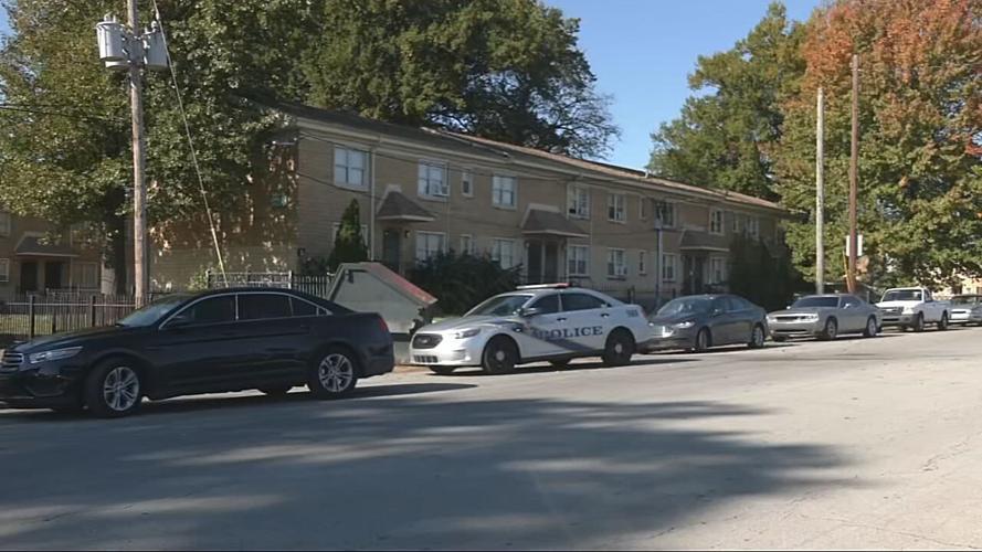 LMPD outside Moore Court residence