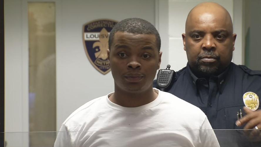 Patrick Brents Jr.in arraignment court on Jan. 28, 2020