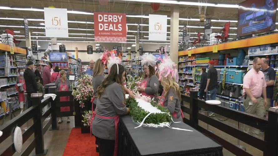 Garland of Lilies at Kroger - 5.1.25
