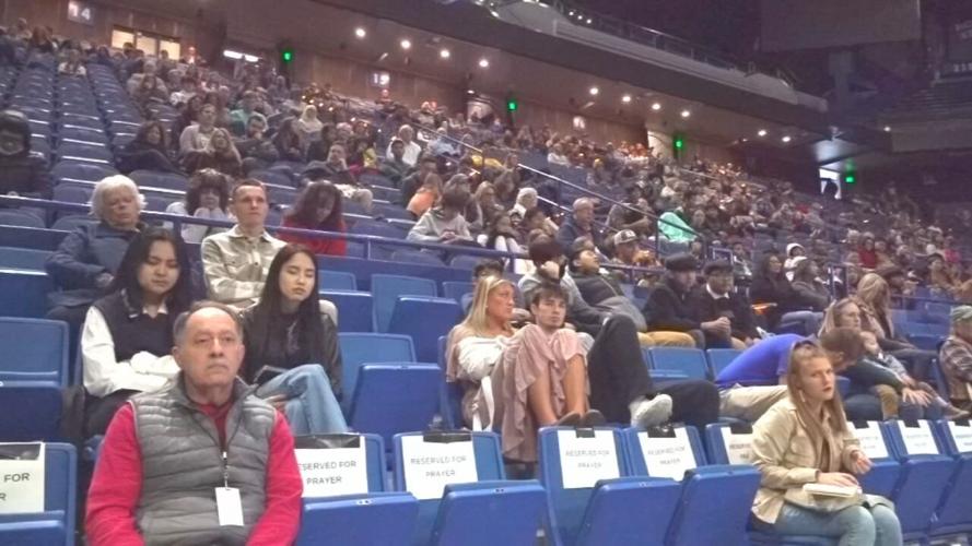 Christian young adult revival service held at Rupp Arena on Sunday, Feb. 26