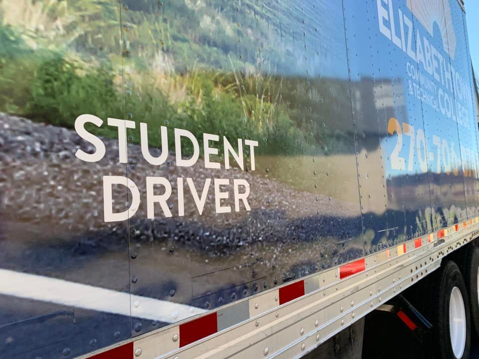 Elizabethtown Community and Technical College CDL training student driver truck