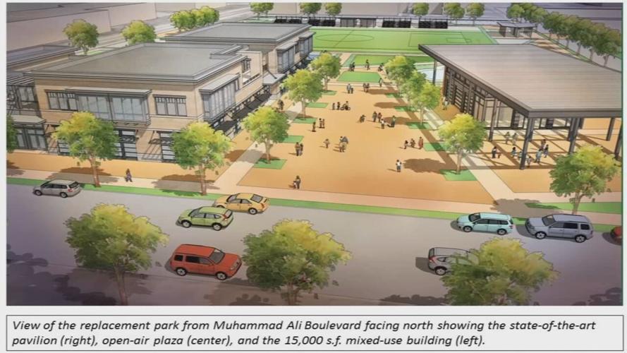 New park rendering in Russell neighborhood 2-28-23