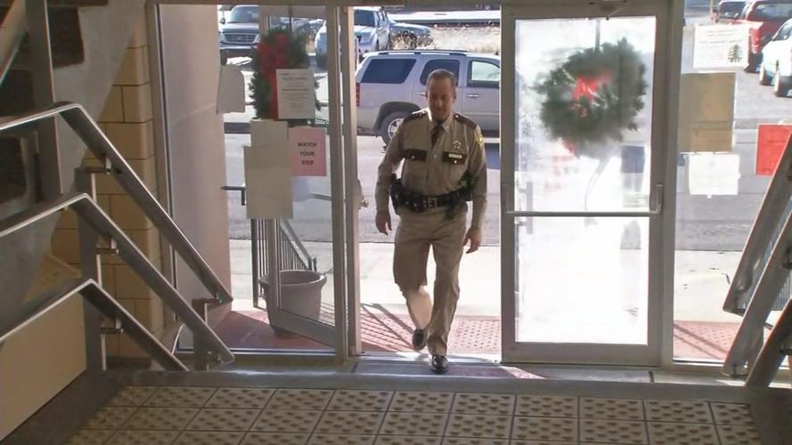 Todd Pate Entering Doorway