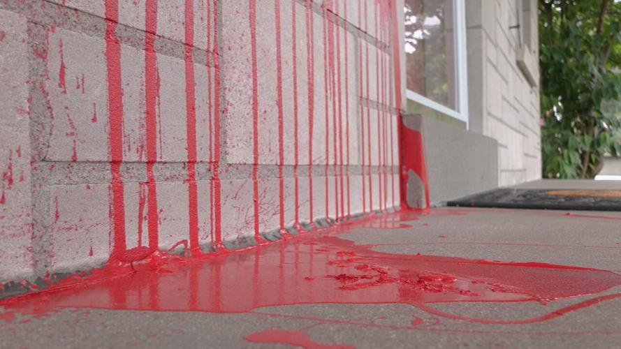 Mchale vandalized home.jpeg