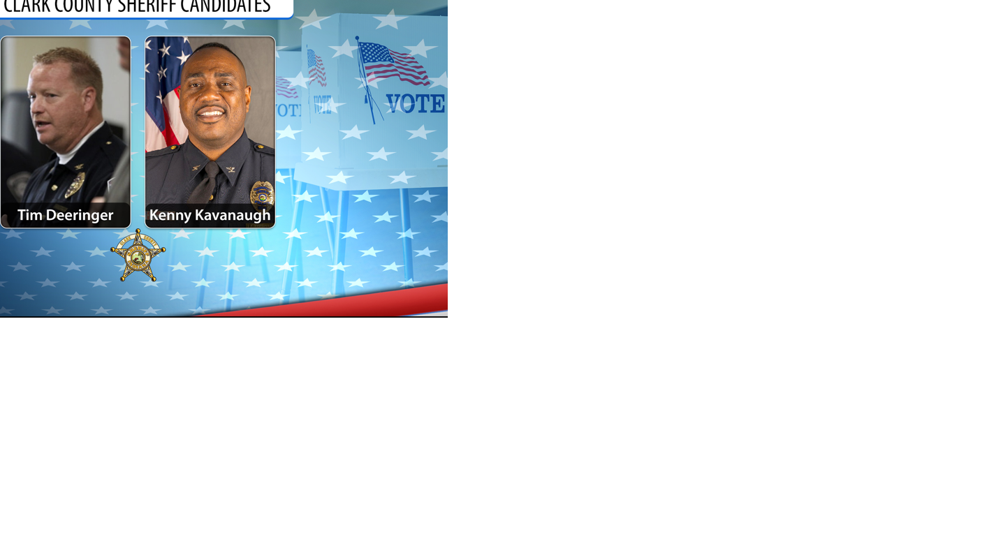 Clark County Sheriff Candidates May 2026