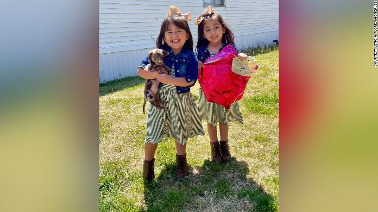 After finding a Christmas wish list tied to a balloon, this man drove hundreds of miles to make two little girls' dreams come true
