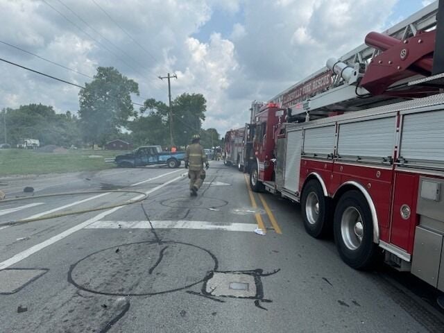 Fiery crash in Clarksville on U.S. 31 - 7.25.24
