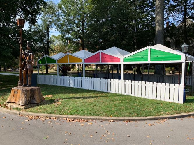 Tents at St. James Court Art Show