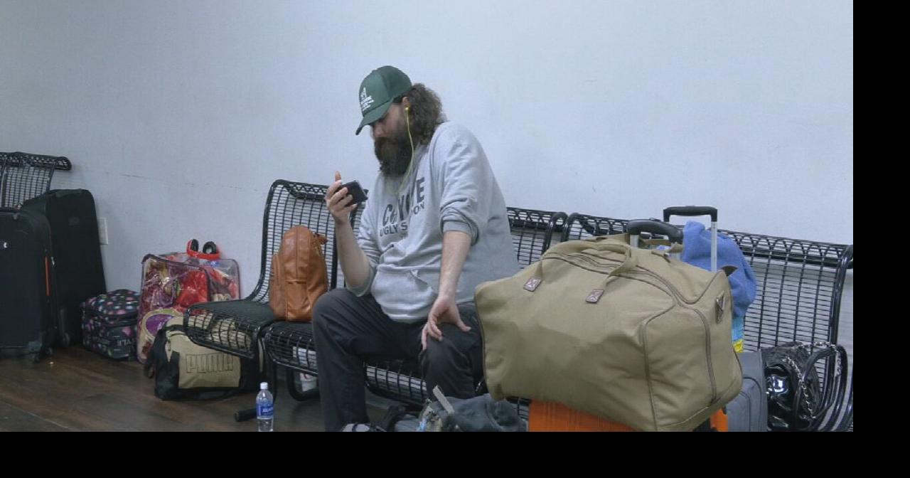 Greyhound bus station stranded