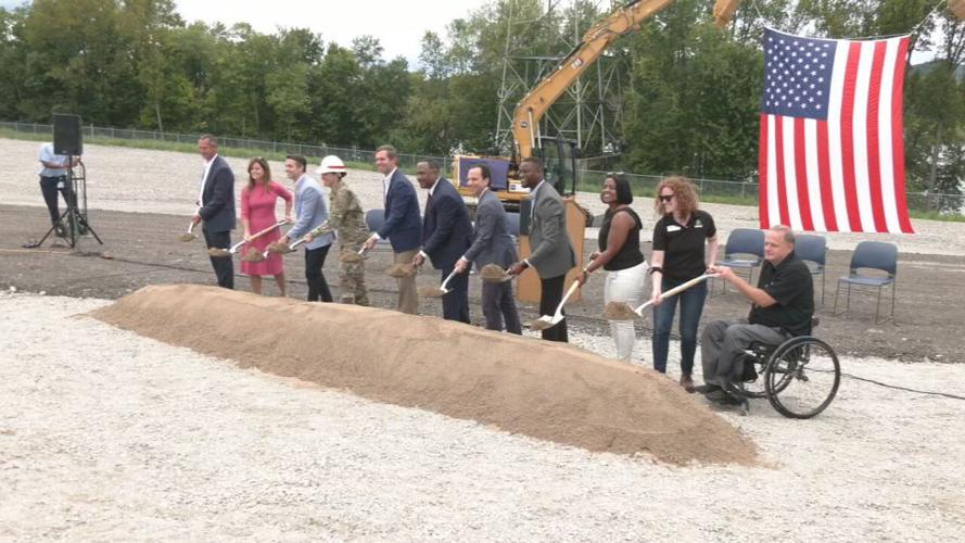 MSD Paddy's Run Flood Pump Station project groundbreaking 8-15-23