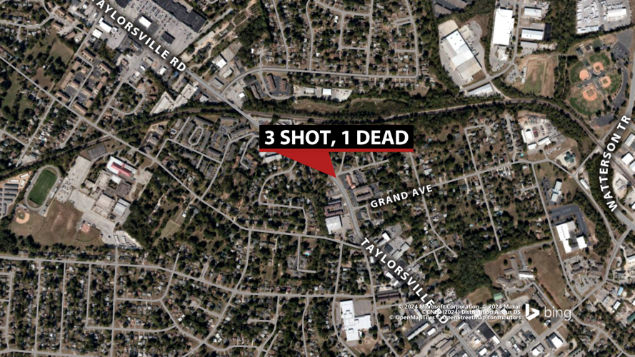 Map: 3 shot on Taylorsville Road
