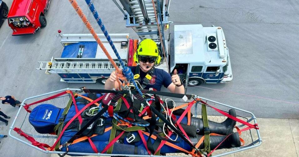Southern Indiana fire department conducts technical rope rescue ...