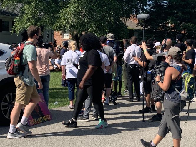 Protesters at Daniel Cameron's house (2) 7-14-20