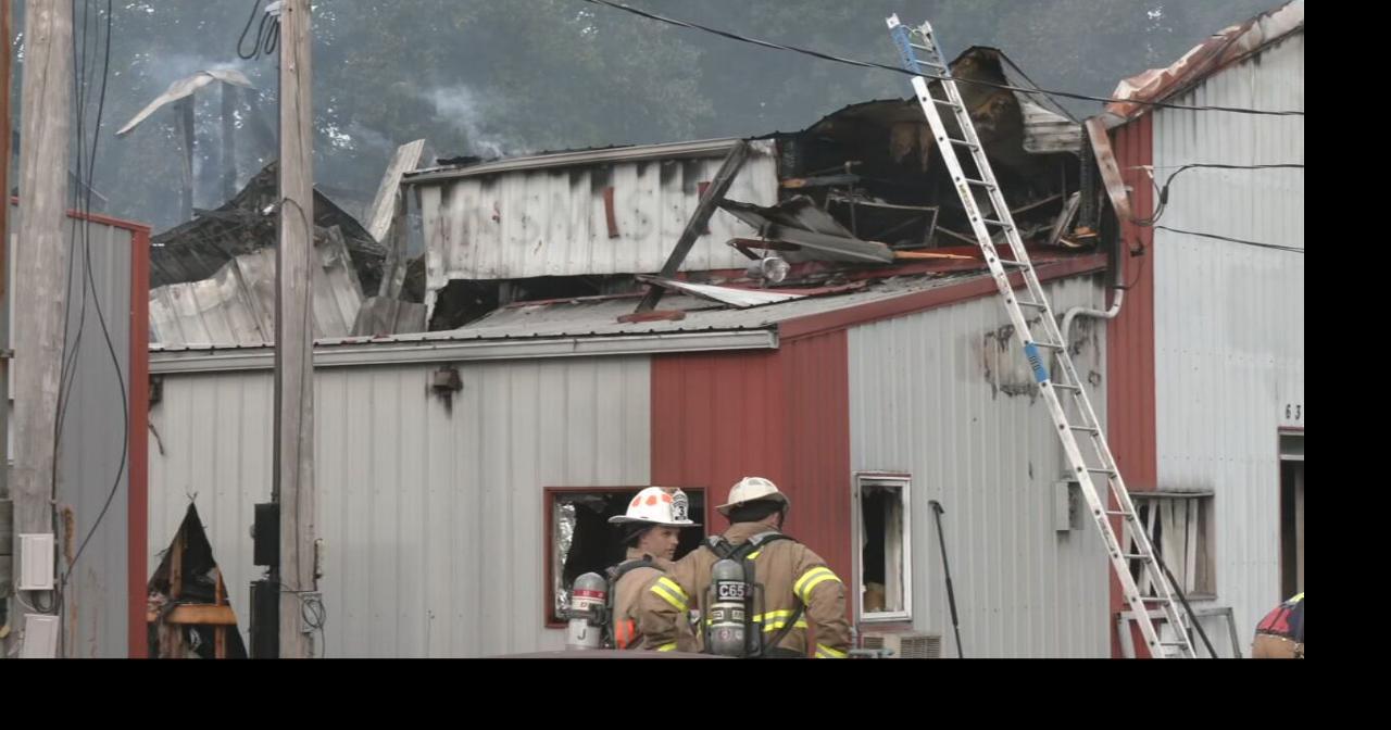 1 person injured after fire burns down transmission shop on Preston