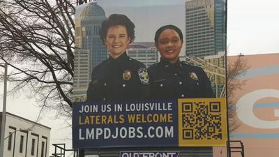 LMPD Recruitment Billboard in Atlanta
