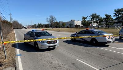 March 2, 2022 scene on Buechel Bank Road