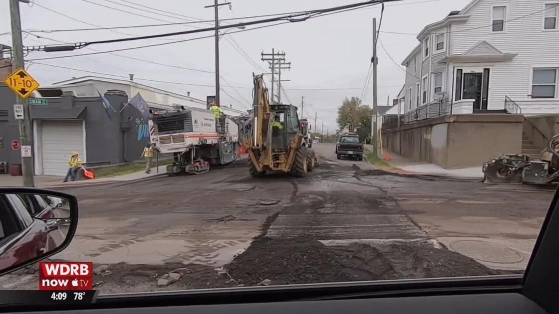 Downtown Louisville traffic flow complicated by construction projects Wdrbvideo