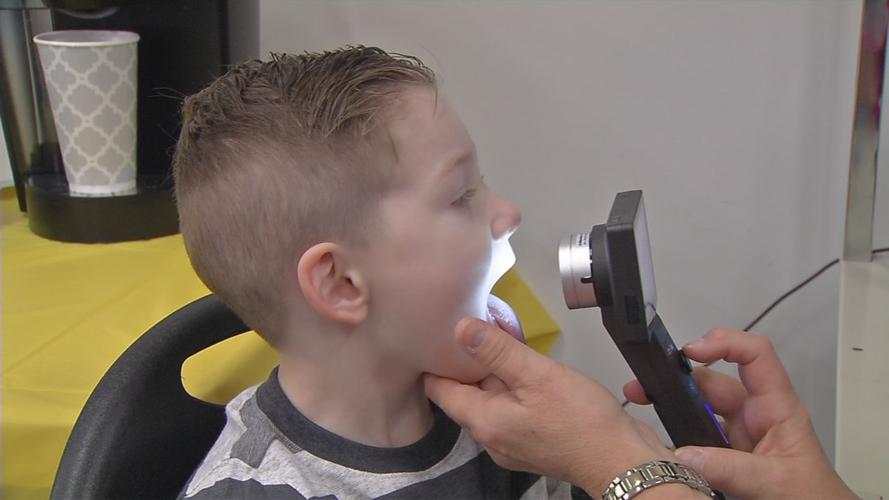 Sick kid in nurse's office